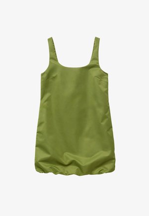 & OTHER STORIES, & OTHER STORIES SCULPTED DRAWSTRING MINI DRESS - Denné šaty - green