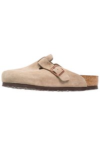 BOSTON SOFT FOOTBED - Pantolette flach - taupe