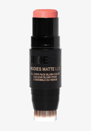 NUDIES ALL OVER FACE MATTE LUX BLUSH - Phard - pretty peachy