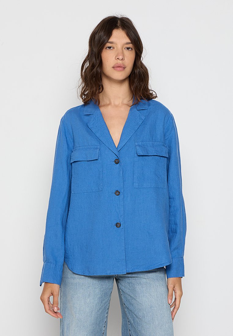 Marc O’Polo Overhemdblouse lichtblauw Marc O’Polo Overhemdblouse lichtblauw