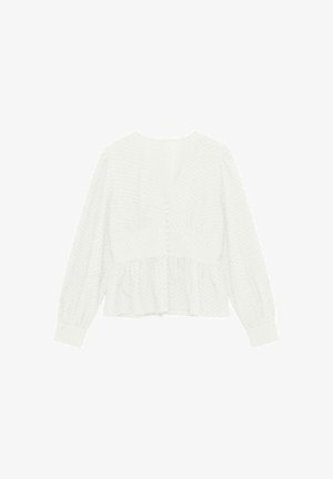 Vero Moda, BLOUSE VMAUGUSTA TOP - Blouse - snow white