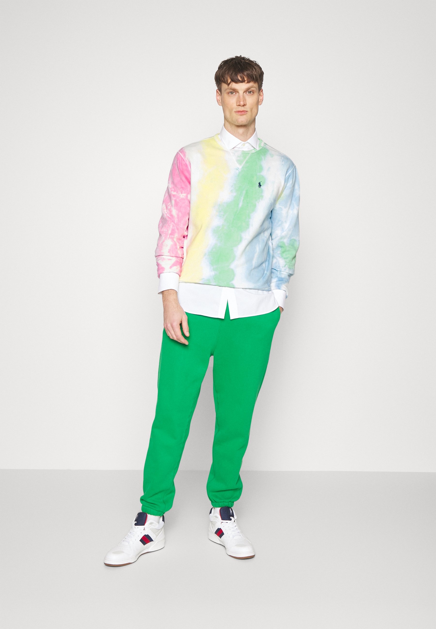 Polo Ralph Lauren TIE-DYE FLEECE SWEATSHIRT - Sudadera - tie dye  multi/multicolor - Zalando.es