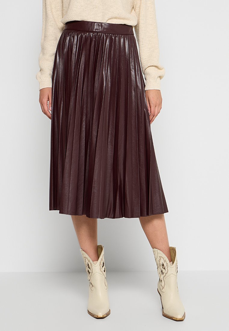 Scotch & Soda Plooirok bordeauxrood Scotch & Soda Plooirok bordeauxrood