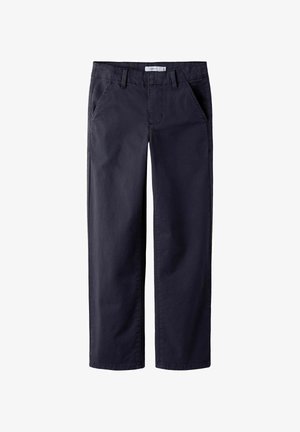 STRAIGHT FIT - Hlače - navy blazer