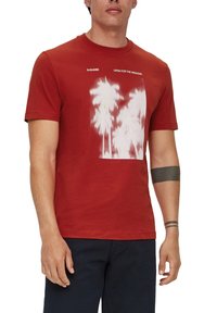 s.Oliver T-shirt print - preiselbeere