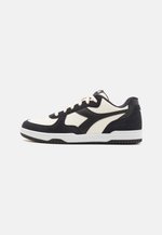 Diadora Raptor High SL Uomo - Sneakers Alte In Pelle Nero/Bianco - Taglia 43 EU