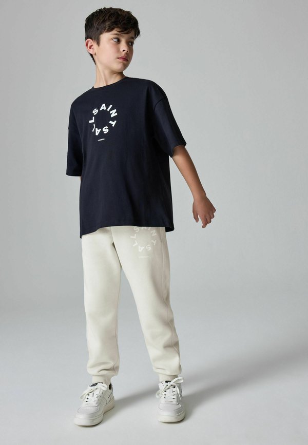 REGULAR FIT - TIERRA CUFFED LOGO JOGGERS - Jogginghose