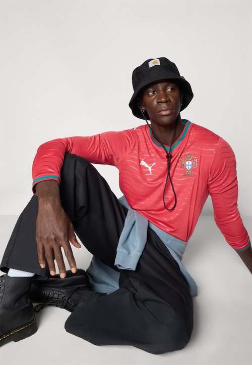 PUMA Portugal Home Long Sleeve Soccer Jersey 'Club Red Green Lagoon' — foto 5