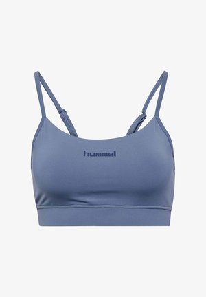 Hummel, HUMMEL HMLPRIMA MEDIUM SUPPORT BRA - Sport-bh met light support - flint stone