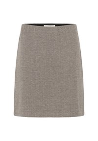 A-line skirt - garnache herringbone