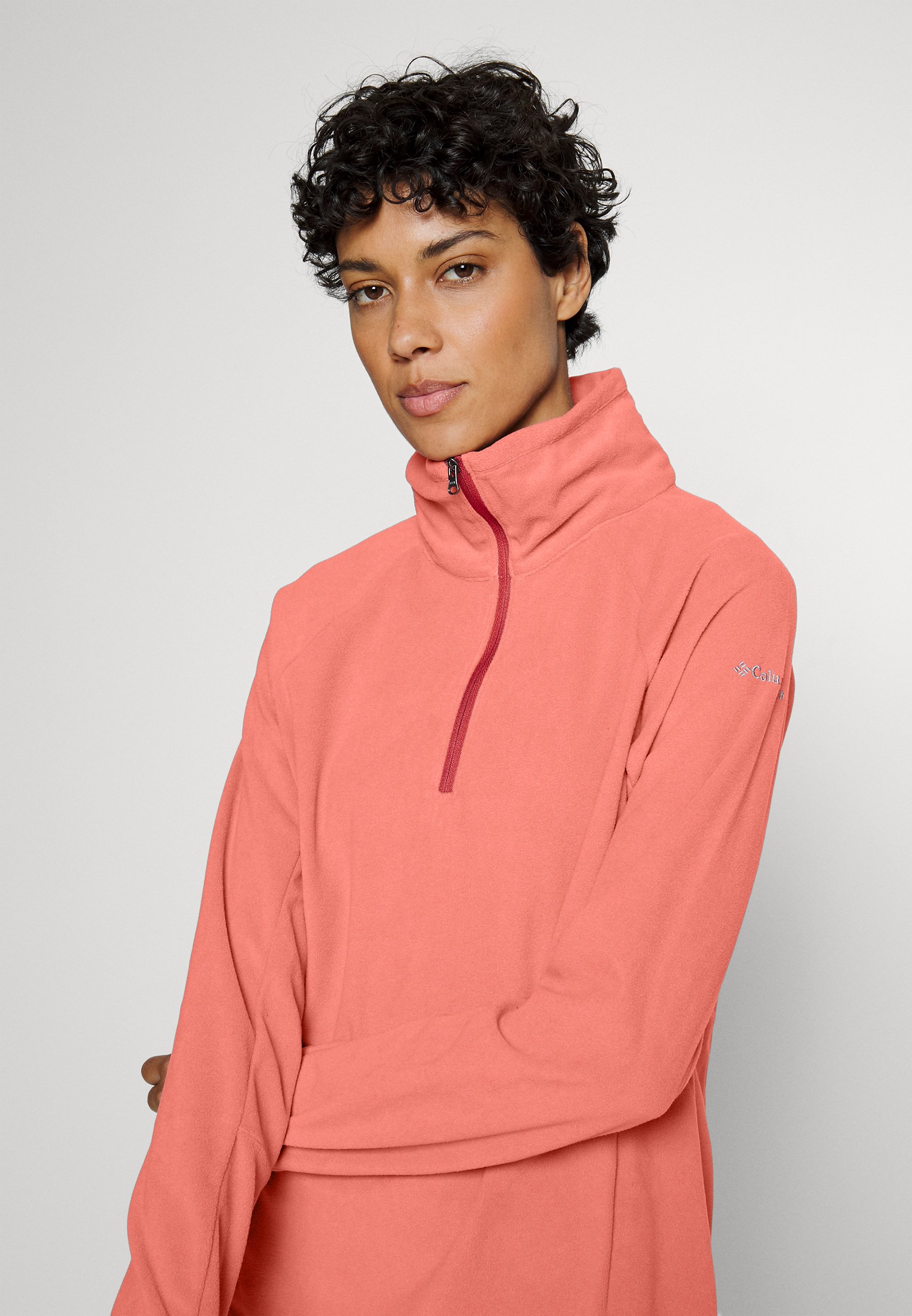 Columbia - Glacial IV Half Zip Fleece - Dark Coral Size M - Women