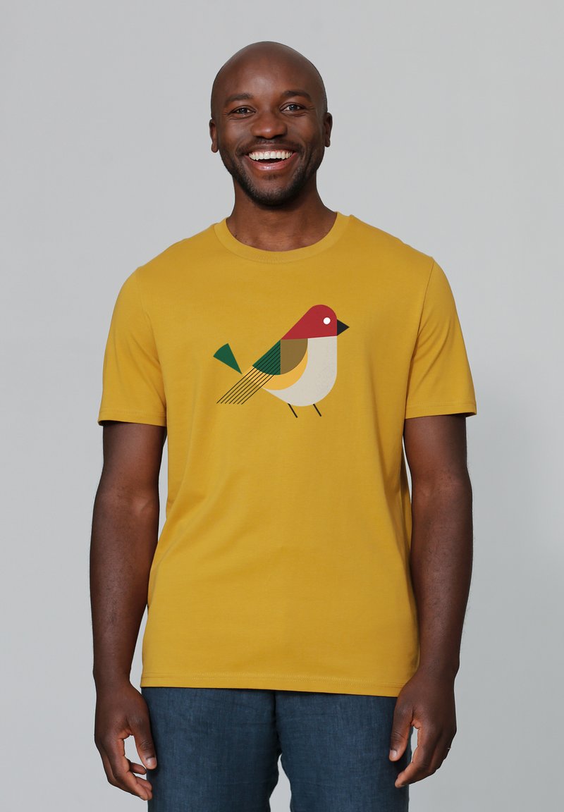 watapparel T-shirt print - ochre