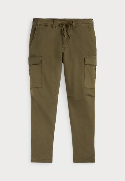 Polo Ralph Lauren STRETCH SLIM FIT KNITLIKE CARGO TROUSER - Cargo trousers - canopy olive