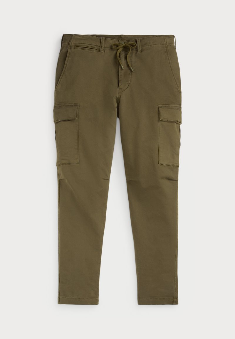 Polo Ralph Lauren STRETCH SLIM FIT KNITLIKE CARGO TROUSER - Kapsáče - canopy olive