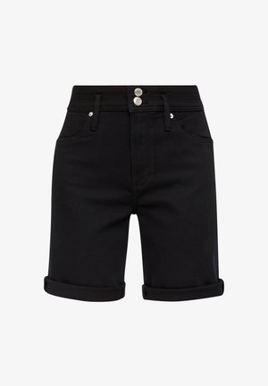 s.Oliver, BERMUDA MID RISE - Jeans Shorts - schwarz