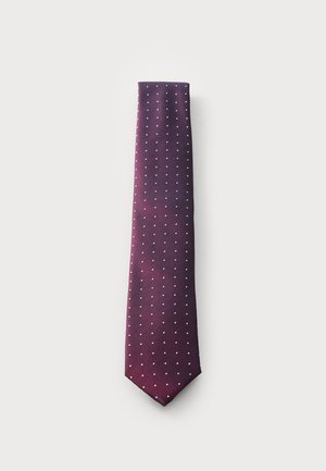 Calvin Klein SKOKIE PIN DOT - Cravate - burgundy