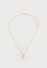 MOON CHARM NECKLACE - Κολιέ - gold-coloured/green