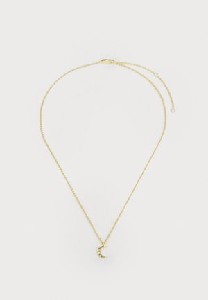 MOON CHARM NECKLACE - Collier - gold-coloured/green
