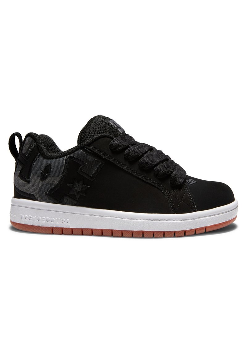 Kinder Sneaker low | DC Shoes COURT GRAFFIK Sneaker low black/gum/schwarz meliert - JD39317 Kinder Sneaker low | DC Shoes COURT GRAFFIK Sneaker low black/gum/schwarz meliert - JD39317