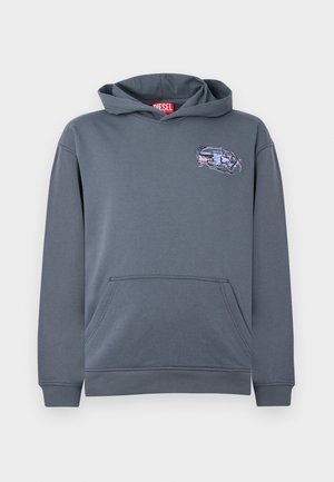 BOX HOOD UNISEX - Mikina s kapucňou - dark grey