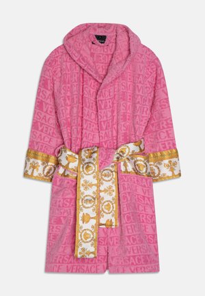 Versace BATH ROBE YOUNG TESSUTO SPUGNA UNISEX - Bademantel - rosa candy