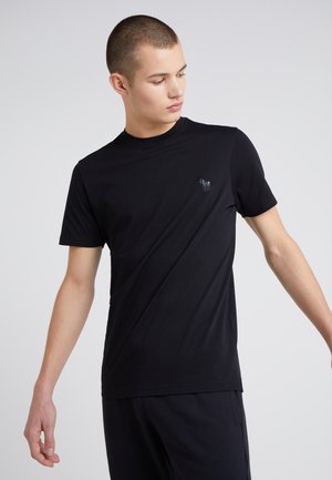 SLIM FIT - Jednoduché triko - black