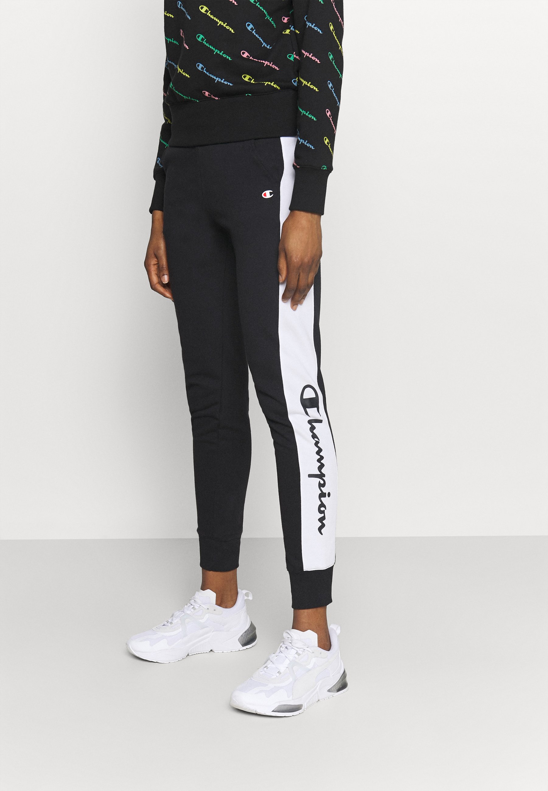 Champion CUFF PANTS - Pantaloni sportivi - black/nero - Zalando.it
