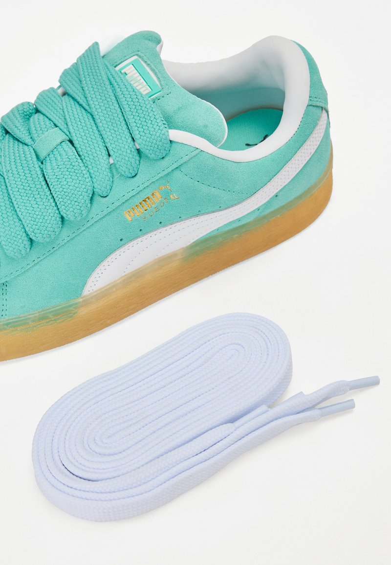 Puma UNISEX Skate shoes aquatic white/light blue Zalando