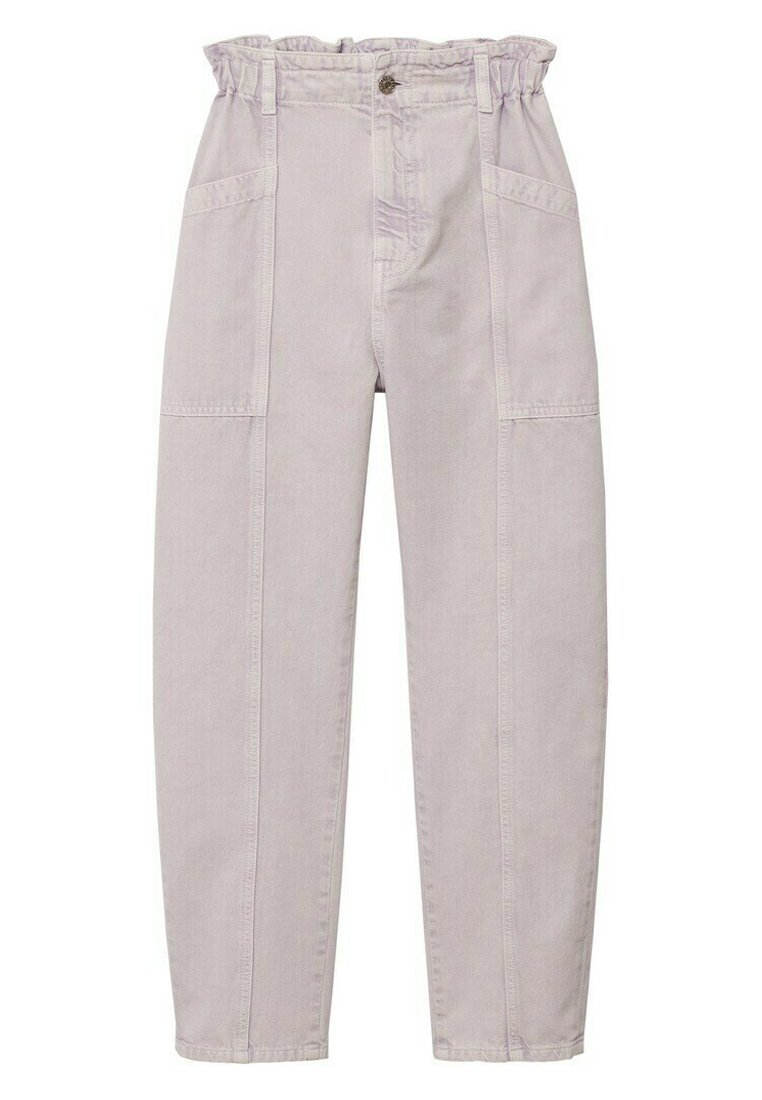 Mango Relaxed fit jeans paars
