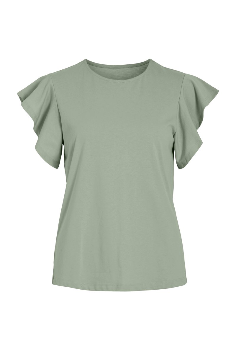 Vila T-shirt basic mintgroen