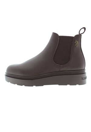 Wedge Ankle Boots - marrone scuro