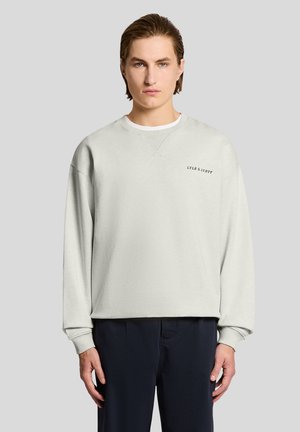 SCRIPT HEAVYWEIGHT LOOPBACK CREW NECK SWEATSHIRT - Mikina - ice cream marl