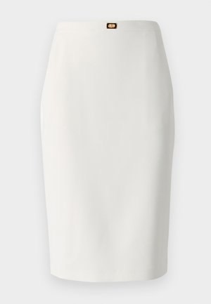 Elisabetta Franchi WOMEN SKIRT - Pliiatsseelik - avorio