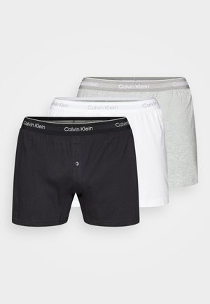 3 PACK  - Boksershorts - black/grey heather/white