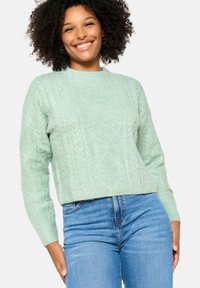 LolaLiza CABLE - Džemperis - mint green