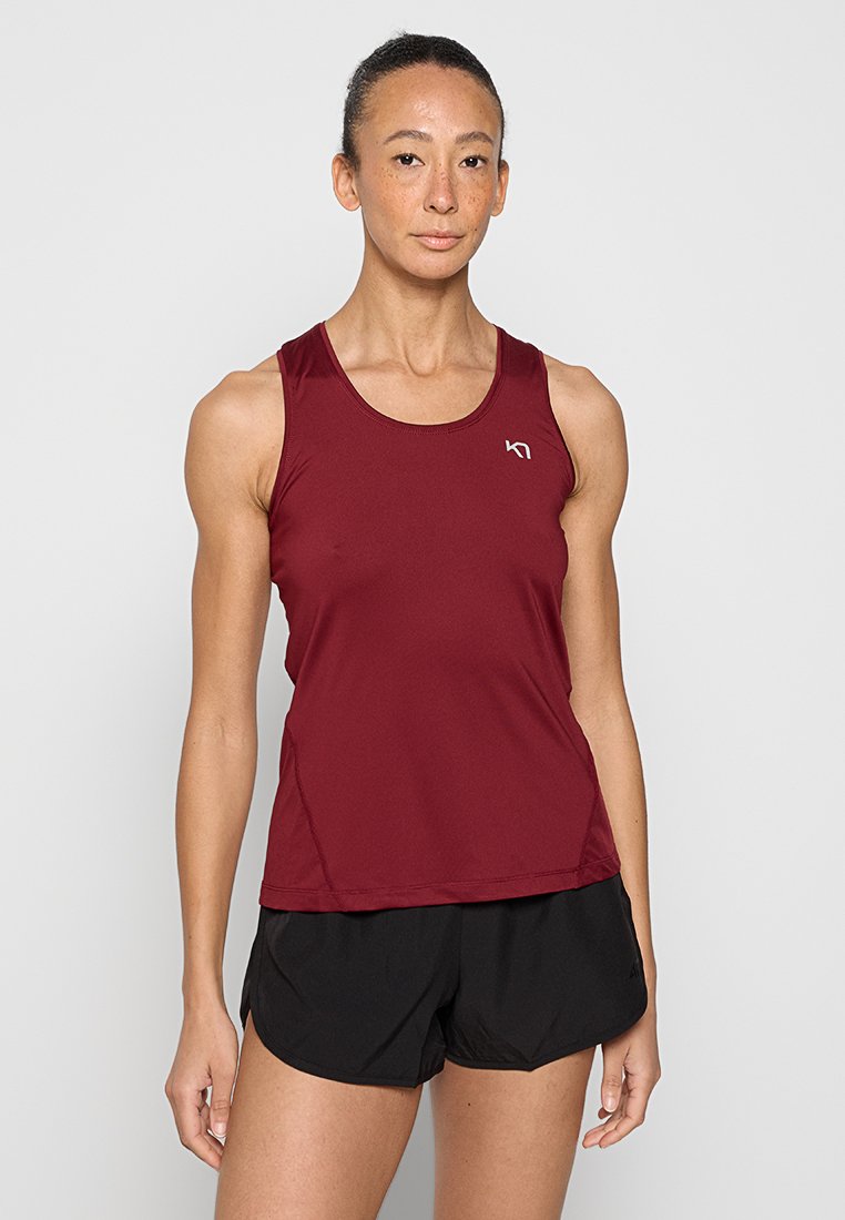 Kari Traa Top donkerrood