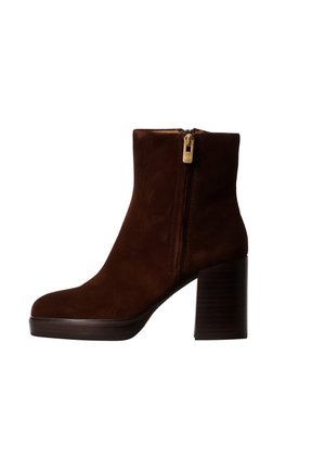 Botines con plataforma - marron