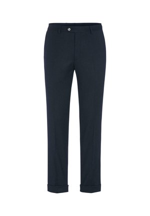 Oscar Jacobson, DANDY TURN UP TROUSERS - Chino - baltic blue