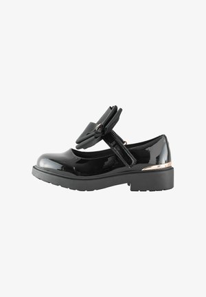 Next, REGULAR FIT - CHUNKY SCHOOL - Ballerine con cinturino - black patent bow