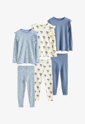Next, 3 PACK SET - Nachtwäsche Set - blue white