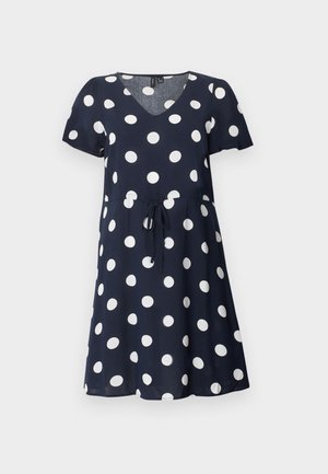 Vero Moda, VMEASY JOY DRESS - Denné šaty - night sky/snow white
