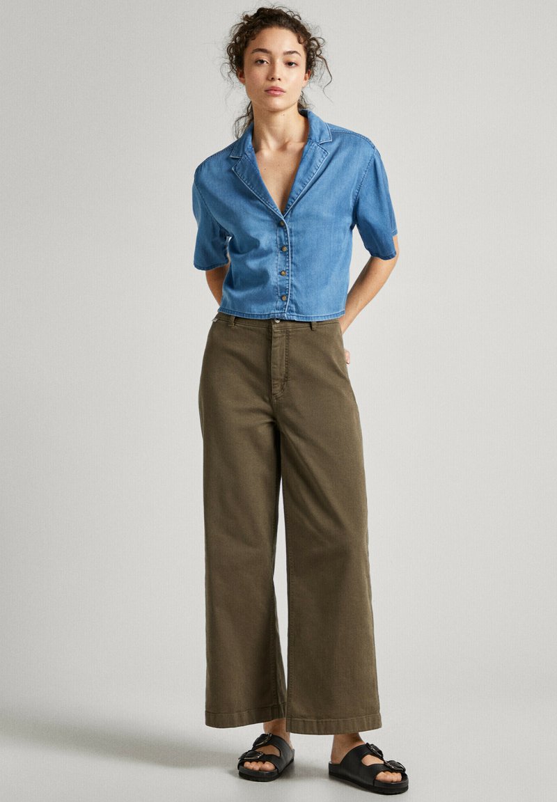 Pepe Jeans Overhemdblouse blauw denim/bluedenim