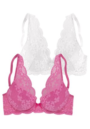 PETITE FLEUR BY LASCANA 2 PACK - Triangel BH - pink/white