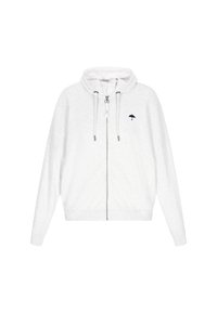 Sweater met rits - offwhite melange