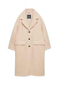 LONG BOUCLÉ - Classic coat - beige