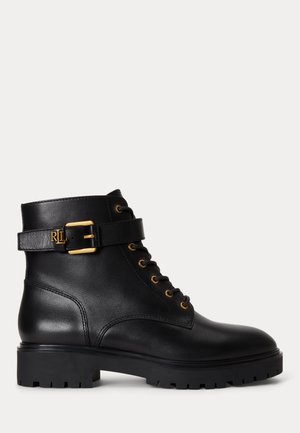 Lauren Ralph Lauren ALLYSON CALFSKIN LOGO KEEPER BOOTIE - Gležnjače - black