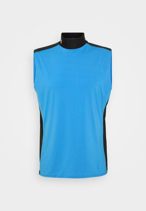 Under Armour WORDMARK - Top - blue atlantis/black/white