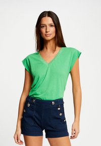 Morgan T-shirt basic - green