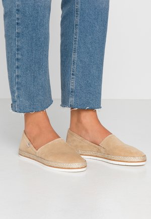 COMFORT LEATHER - Espadrillos - beige