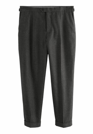 Next HERRINGBONE - REGULAR FIT - Öltönynadrág - brown